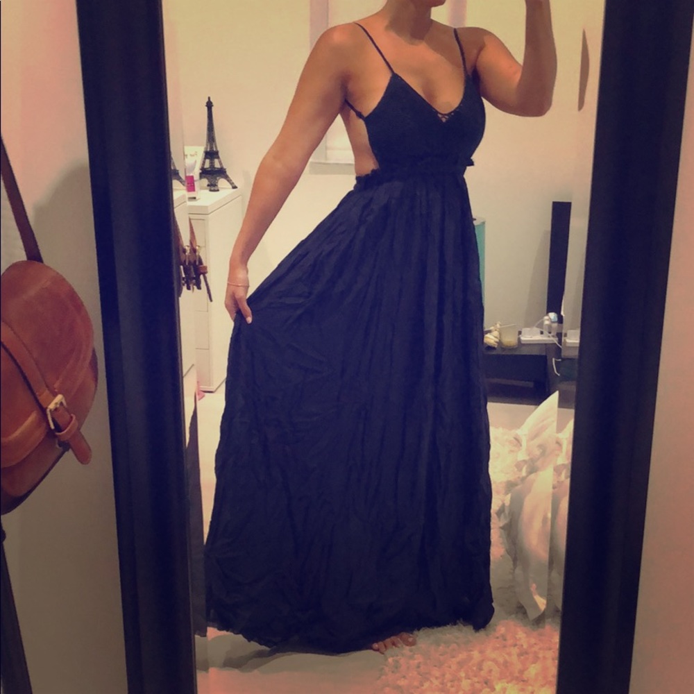 Dark Blue Maxi Dress